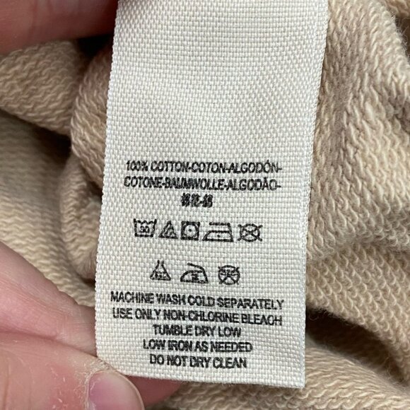 Nwt Free People James Bandana Sweatshirt Cream Blue Size XS New With Tags Boho - Picture 6 of 7